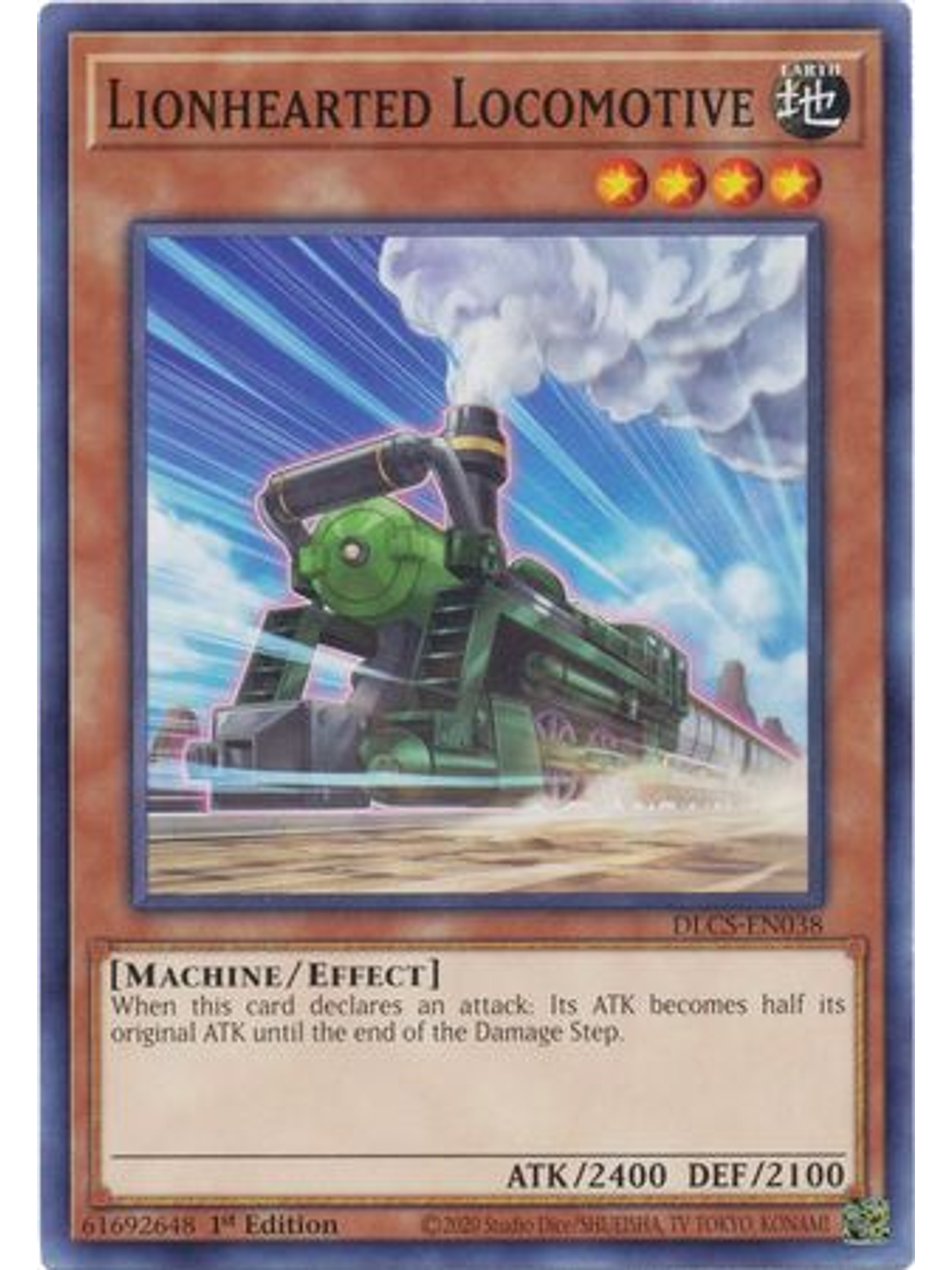 Lionhearted Locomotive - DLCS-EN038 - Common 1st Edition 1