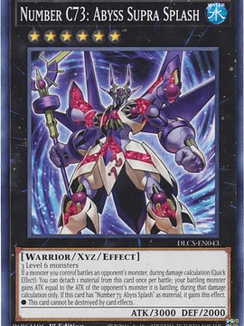 Number C73: Abyss Supra Splash - DLCS-EN043 - Common 1st Edition