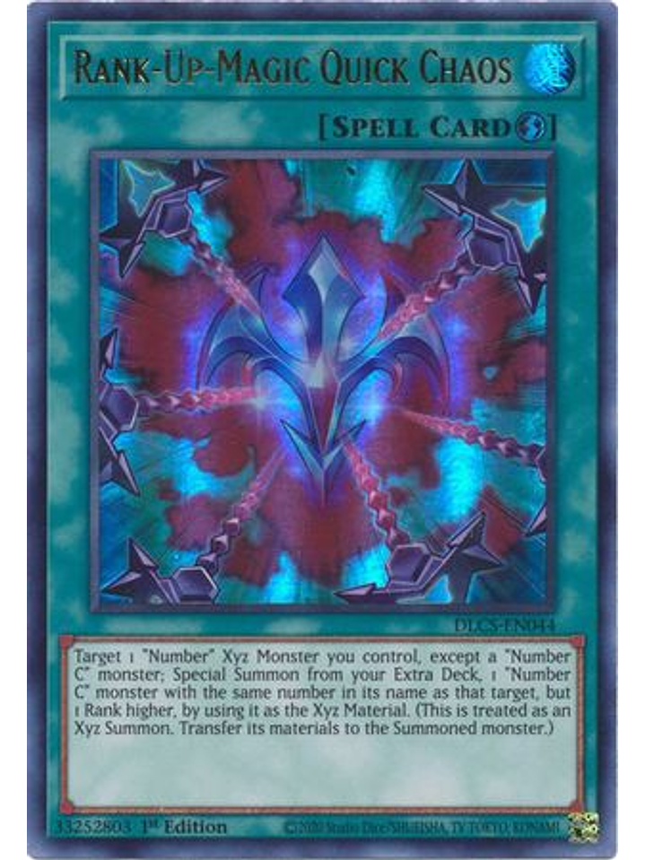 Rank-Up-Magic Quick Chaos (Purple) - DLCS-EN044 - Ultra Rare 1st Edition 1
