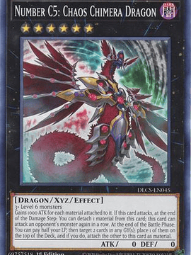 Number C5: Chaos Chimera Dragon - DLCS-EN045 - Common 1st Edition