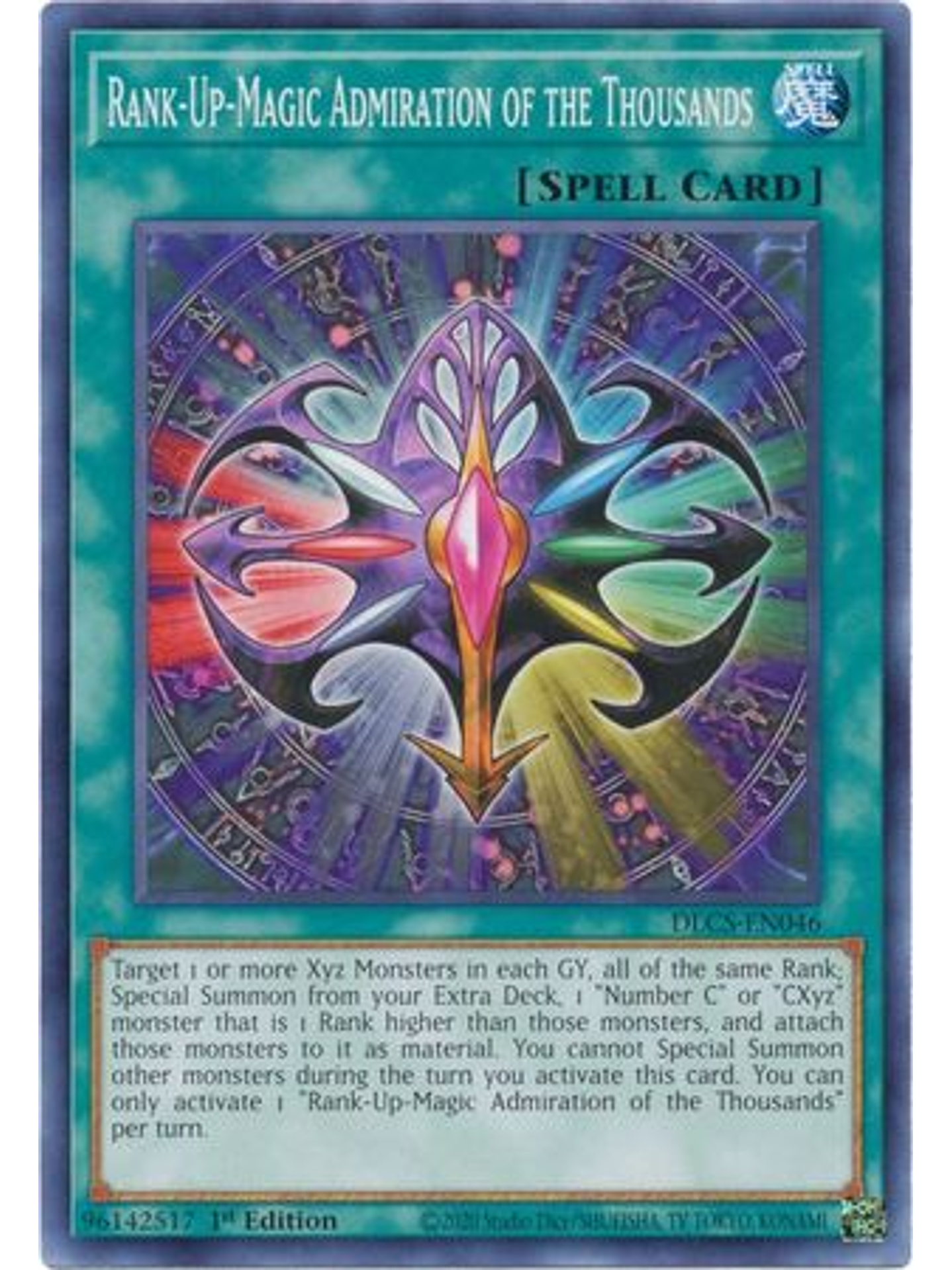 Rank-Up-Magic Admiration of the Thousands - DLCS-EN046 - Common 1st Edition 1