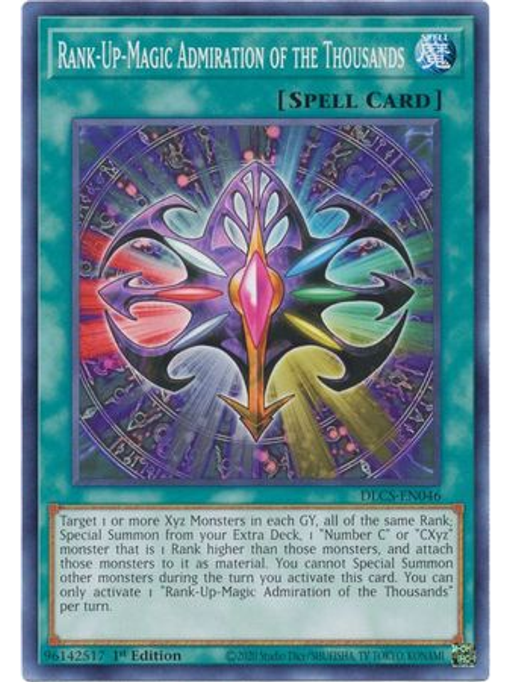 Rank-Up-Magic Admiration of the Thousands - DLCS-EN046 - Common 1st Edition 1