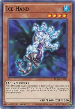 Ice Hand - DLCS-EN049 - Common 1st Edition