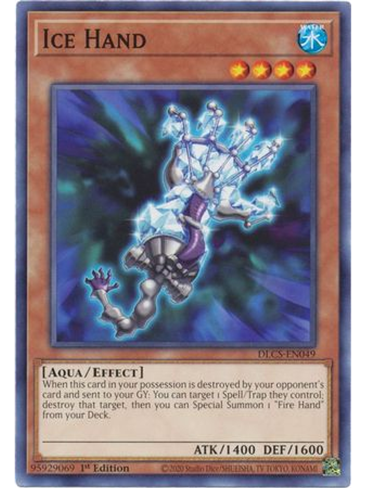 Ice Hand - DLCS-EN049 - Common 1st Edition 1