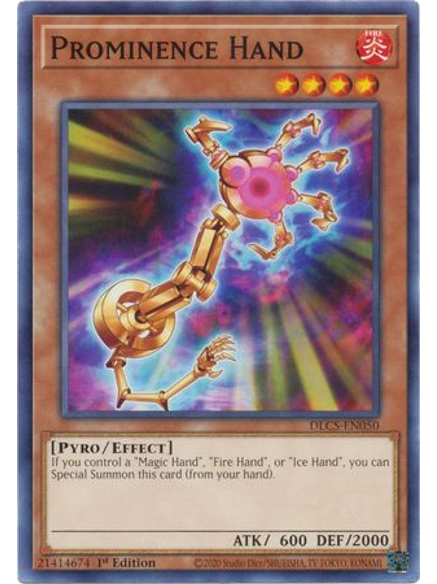 Prominence Hand - DLCS-EN050 - Common 1st Edition 1