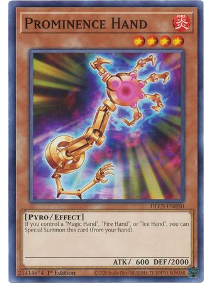 Prominence Hand - DLCS-EN050 - Common 1st Edition 1