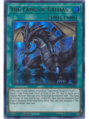 The Fang of Critias (Green) - DLCS-EN058 - Ultra Rare 1st Edition