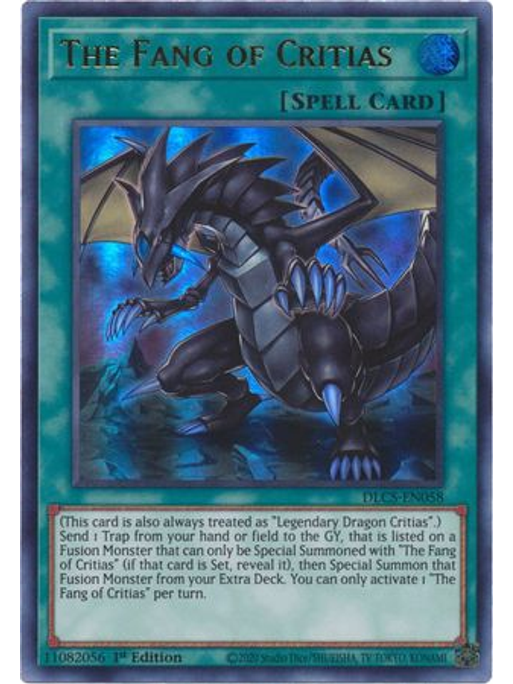The Fang of Critias (Purple) - DLCS-EN058 - Ultra Rare 1st Edition 1