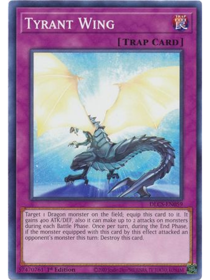 Tyrant Wing - DLCS-EN059 - Common 1st Edition 1