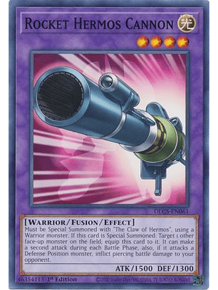 Rocket Hermos Cannon - DLCS-EN061 - Common 1st Edition