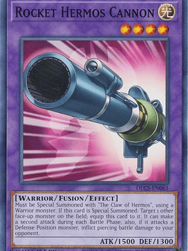 Rocket Hermos Cannon - DLCS-EN061 - Common 1st Edition