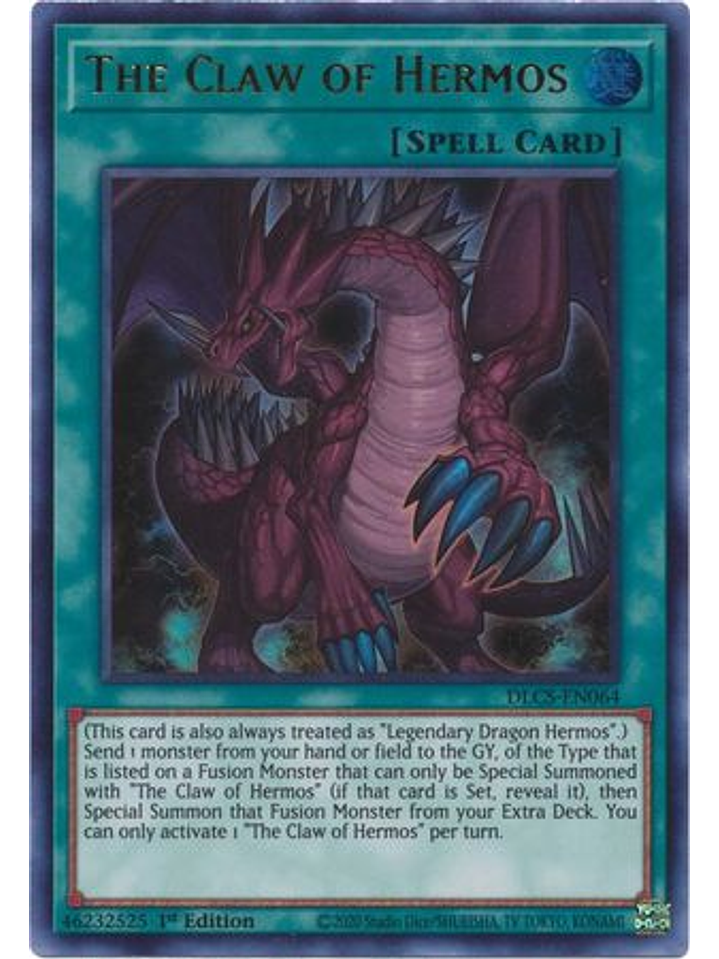 The Claw of Hermos - DLCS-EN064 - Ultra Rare 1st Edition 1