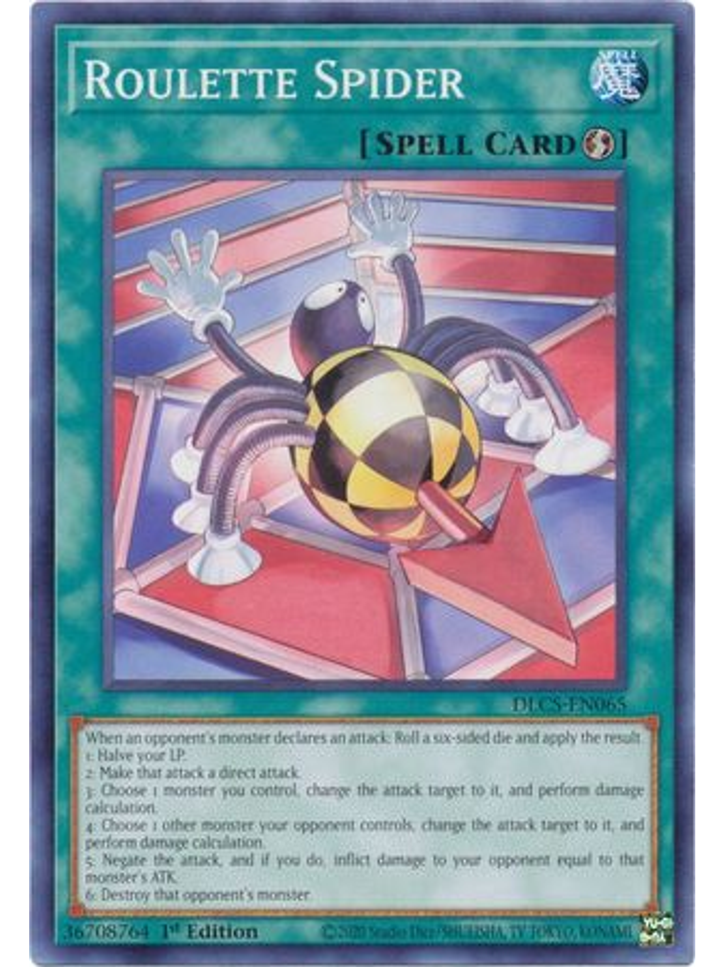 Roulette Spider - DLCS-EN065 - Common 1st Edition 1