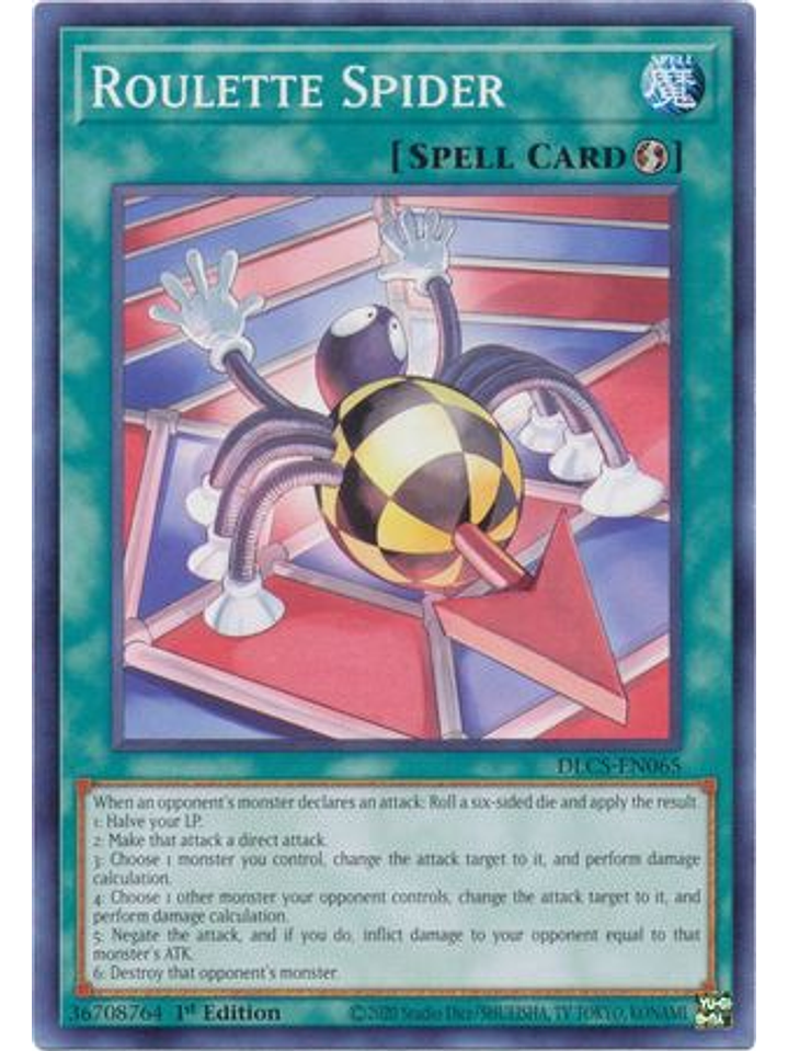 Roulette Spider - DLCS-EN065 - Common 1st Edition 1