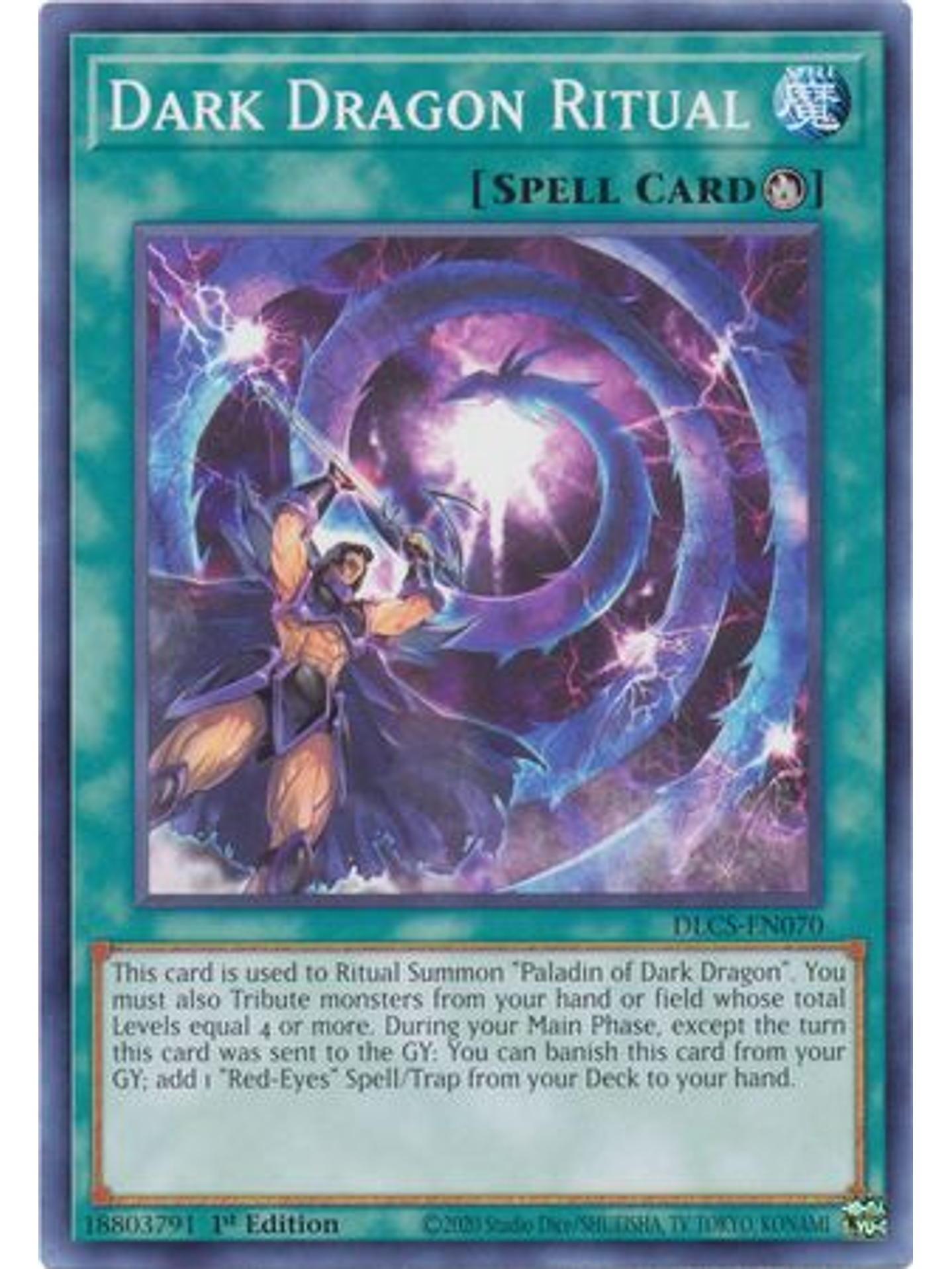 Dark Dragon Ritual - DLCS-EN070 - Common 1st Edition 1
