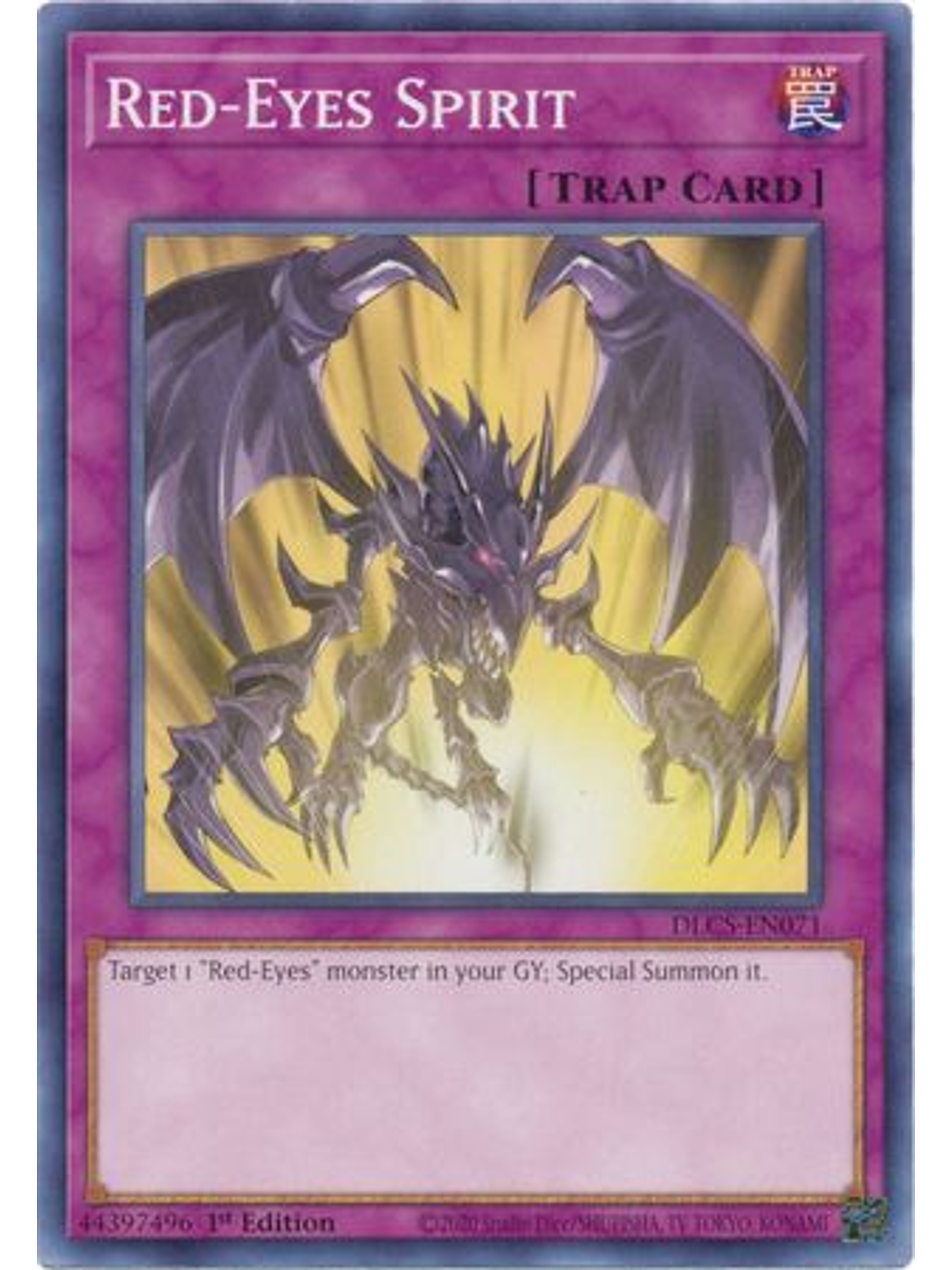 Red-Eyes Spirit - DLCS-EN071 - Common 1st Edition 1