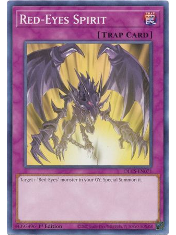 Red-Eyes Spirit - DLCS-EN071 - Common 1st Edition 1