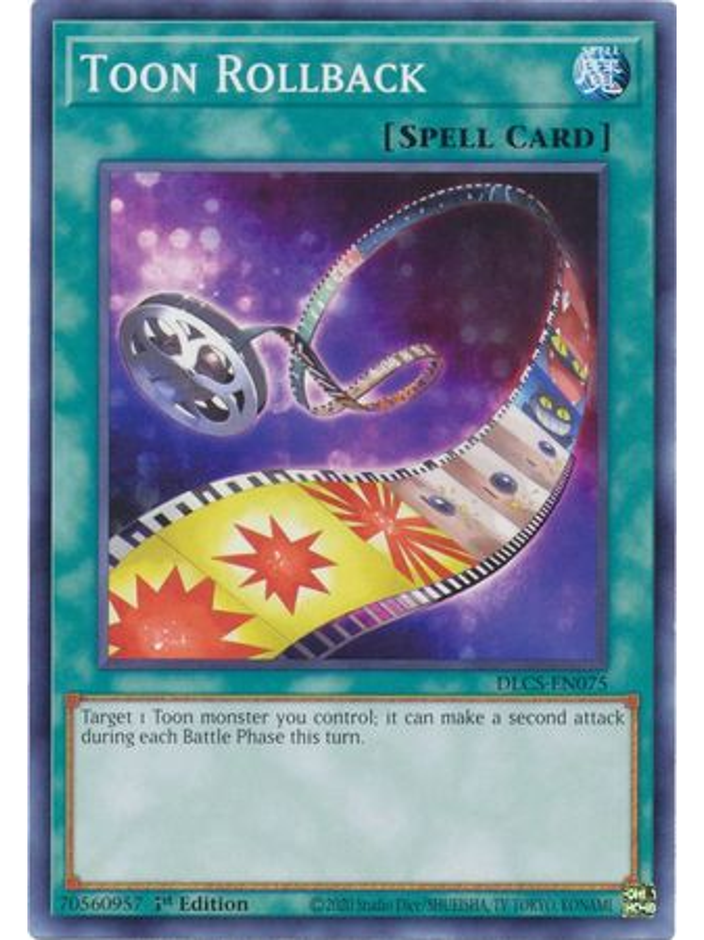 Toon Rollback - DLCS-EN075 - Common 1st Edition 1