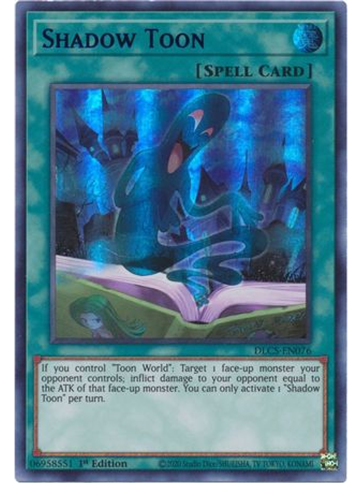 Shadow Toon (Green) - DLCS-EN076 - Ultra Rare 1st Edition 1