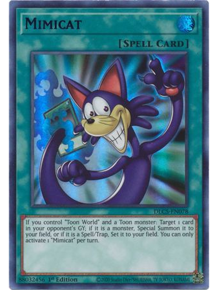 Mimicat - DLCS-EN078 - Ultra Rare 1st Edition 1