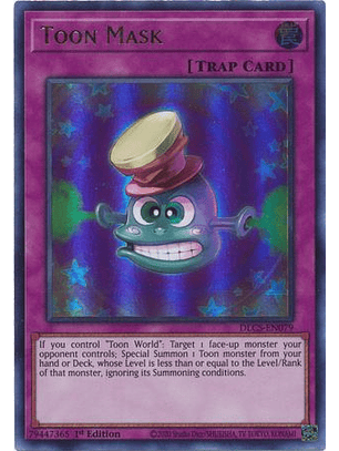 Toon Mask (Purple) - DLCS-EN079 - Ultra Rare 1st Edition