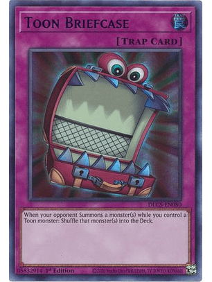 Toon Briefcase (Green) - DLCS-EN080 - Ultra Rare 1st Edition