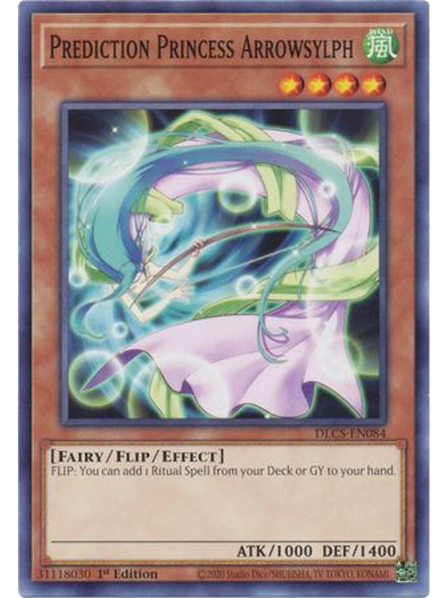 Prediction Princess Arrowsylph - DLCS-EN084 - Common 1st Edition 1