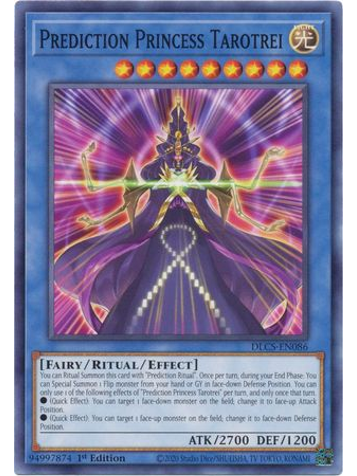 Prediction Princess Tarotrei - DLCS-EN086 - Common 1st Edition 1