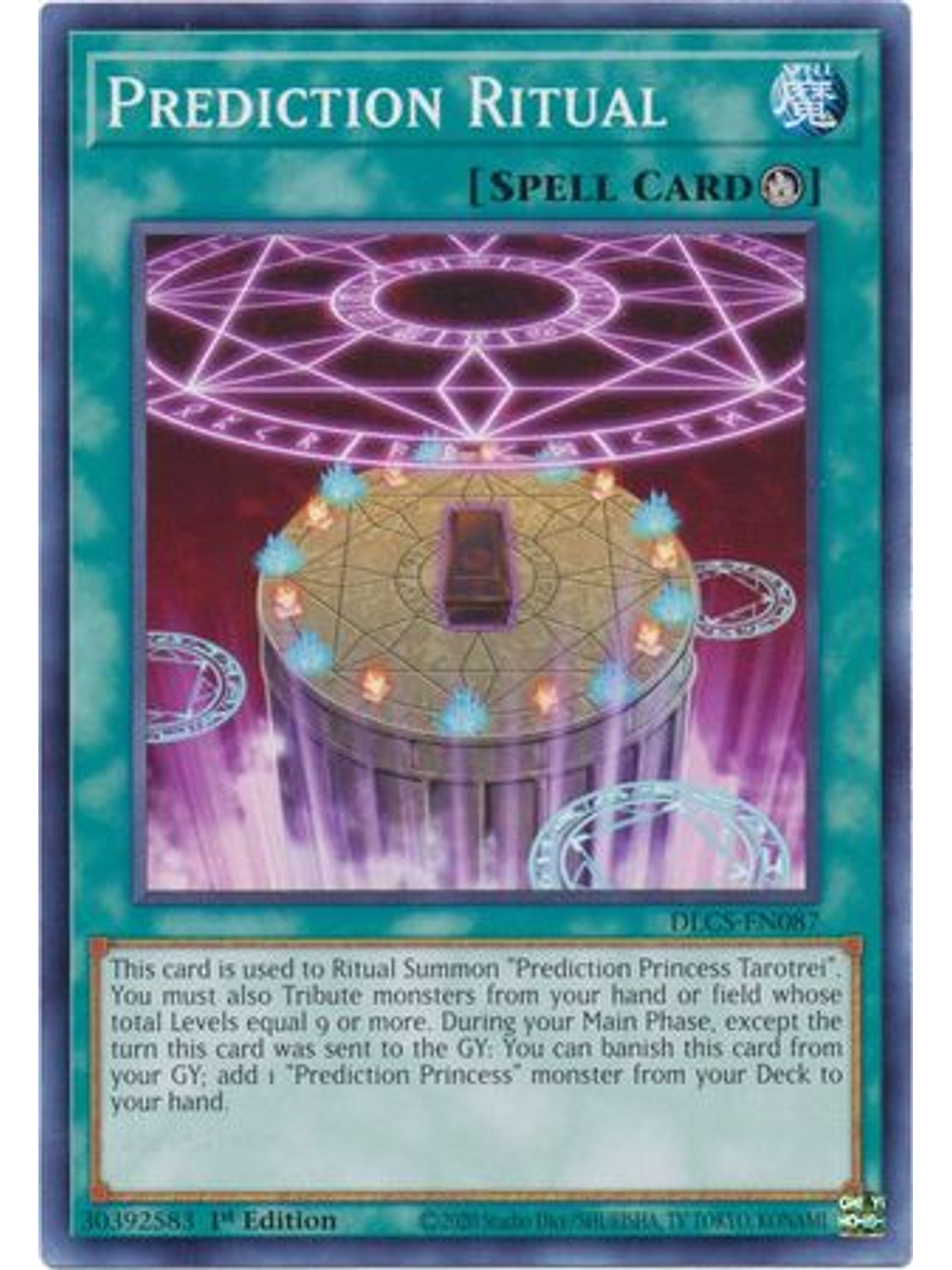 Prediction Ritual - DLCS-EN087 - Common 1st Edition 1