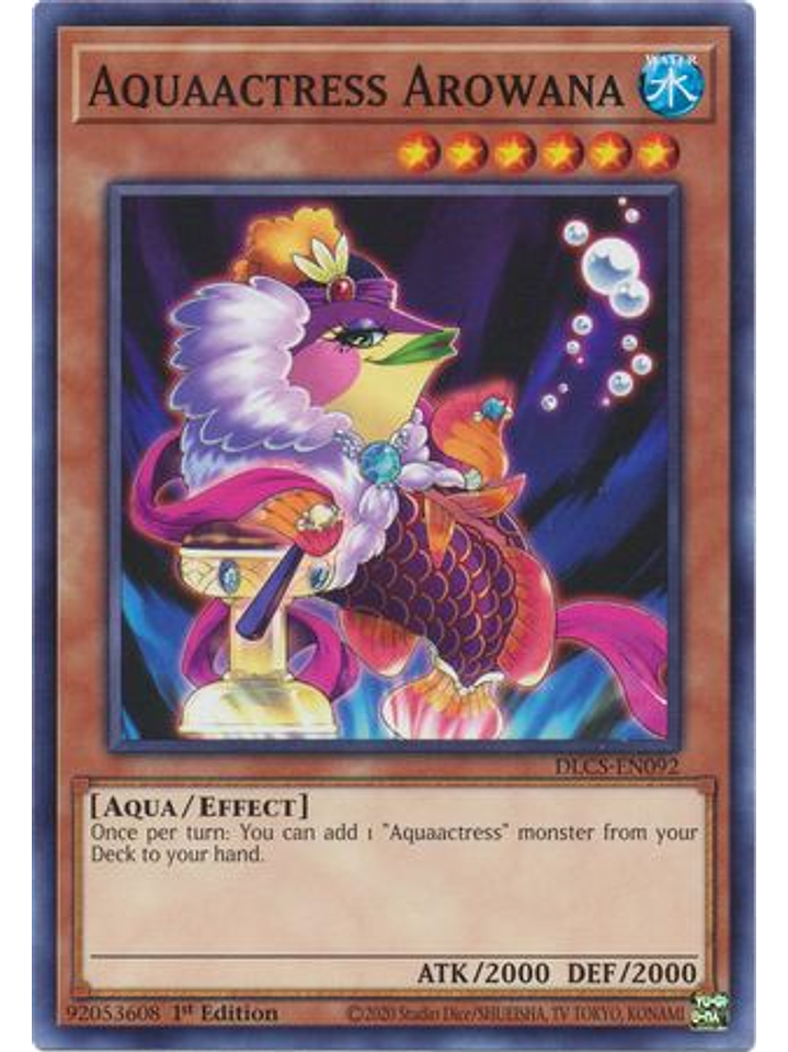 Aquaactress Arowana - DLCS-EN092 - Common 1st Edition 1