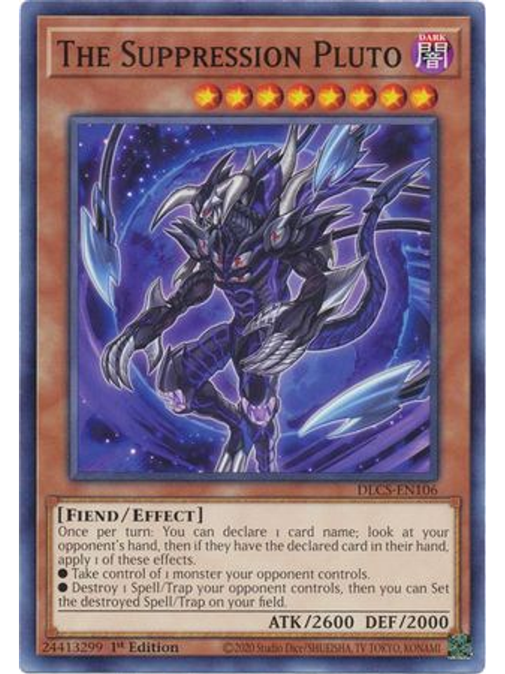 The Suppression Pluto - DLCS-EN106 - Common 1st Edition 1
