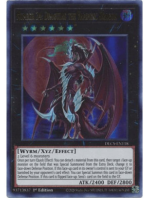 Number 24: Dragulas the Vampiric Dragon (Blue) - DLCS-EN118 - Ultra Rare 1st Edition