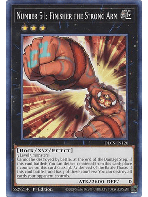 Number 51: Finisher the Strong Arm - DLCS-EN120 - Common 1st Edition