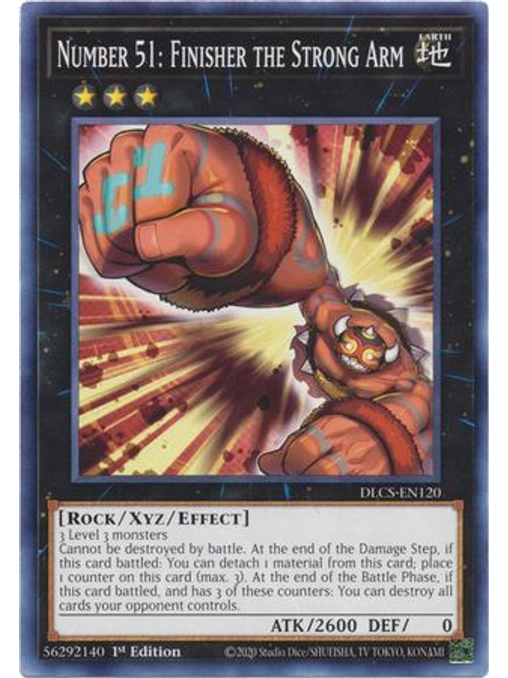 Number 51: Finisher the Strong Arm - DLCS-EN120 - Common 1st Edition 1