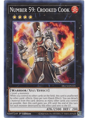 Number 59: Crooked Cook - DLCS-EN121 - Common 1st Edition