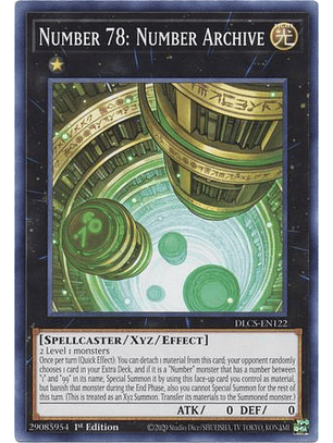 Number 78: Number Archive - DLCS-EN122 - Common 1st Edition