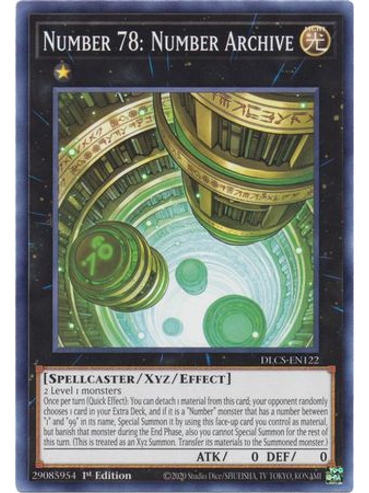Number 78: Number Archive - DLCS-EN122 - Common 1st Edition 1