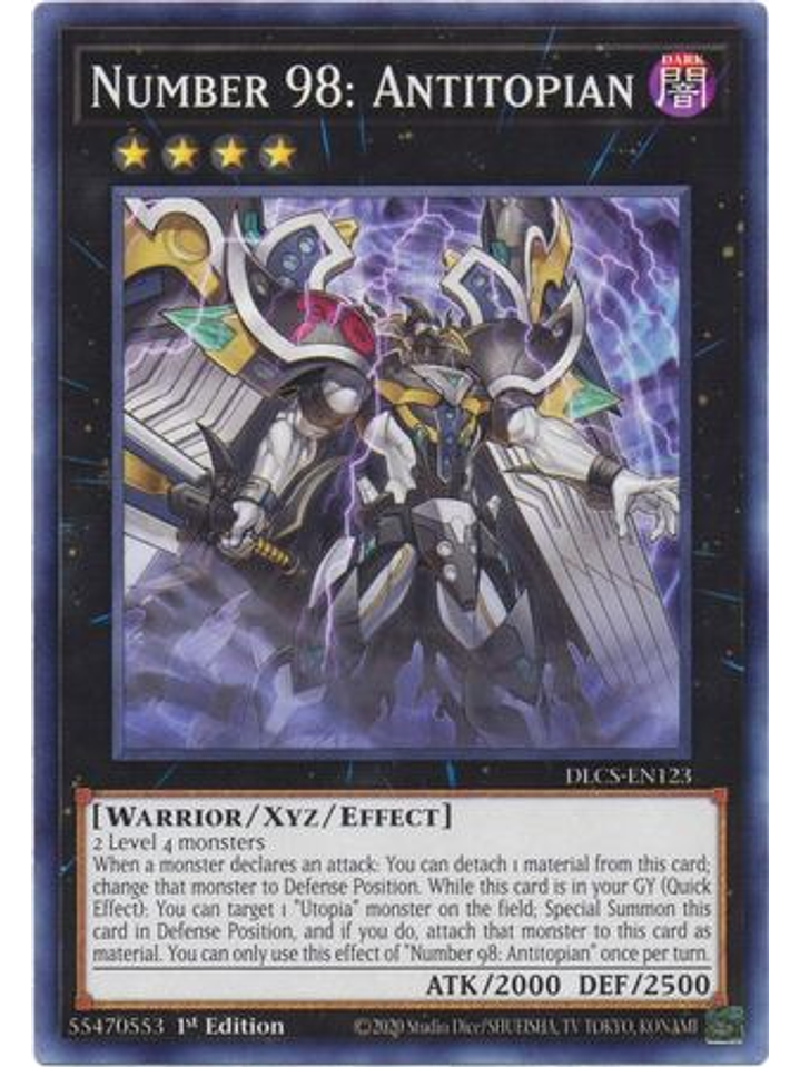 Number 98: Antitopian - DLCS-EN123 - Common 1st Edition 1