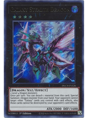 Galaxy Stealth Dragon (Green) - DLCS-EN126 - Ultra Rare 1st Edition