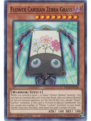 Flower Cardian Zebra Grass - DLCS-EN128 - Common 1st Edition