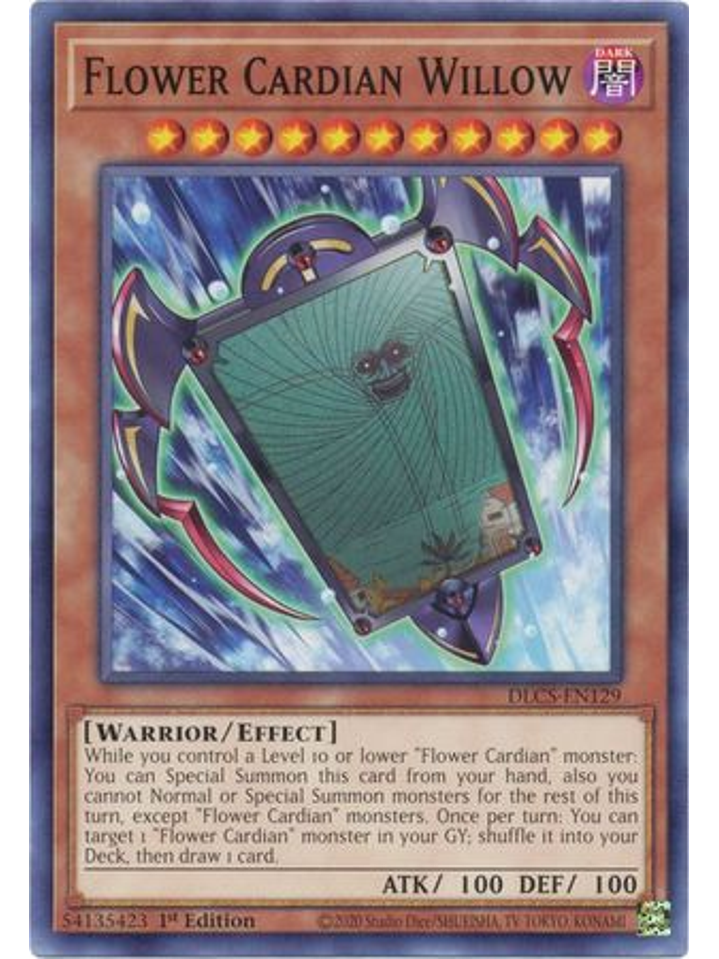 Flower Cardian Willow - DLCS-EN129 - Common 1st Edition 1