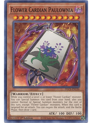 Flower Cardian Paulownia - DLCS-EN130 - Common 1st Edition