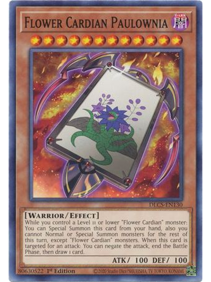 Flower Cardian Paulownia - DLCS-EN130 - Common 1st Edition 1