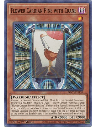 Flower Cardian Pine with Crane - DLCS-EN131 - Common 1st Edition