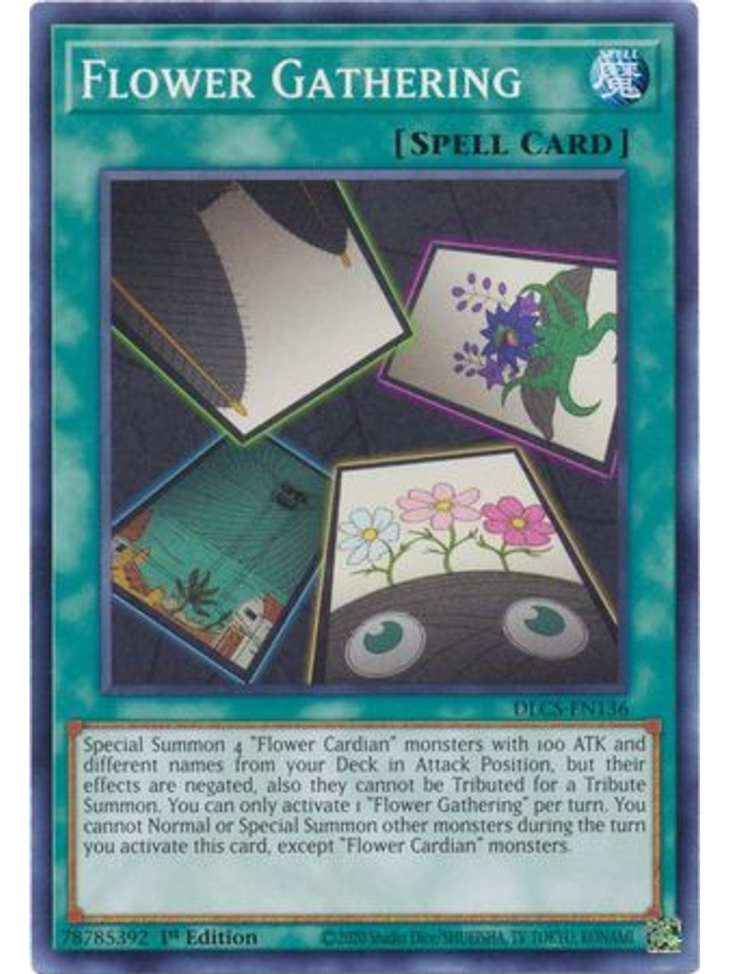 Flower Gathering - DLCS-EN136 - Common 1st Edition 1