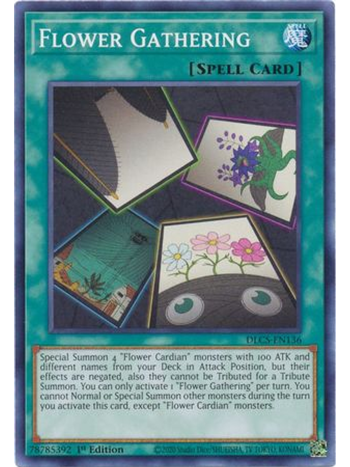 Flower Gathering - DLCS-EN136 - Common 1st Edition 1