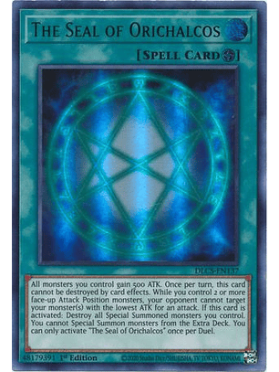 The Seal of Orichalcos - DLCS-EN137 - Ultra Rare 1st Edition