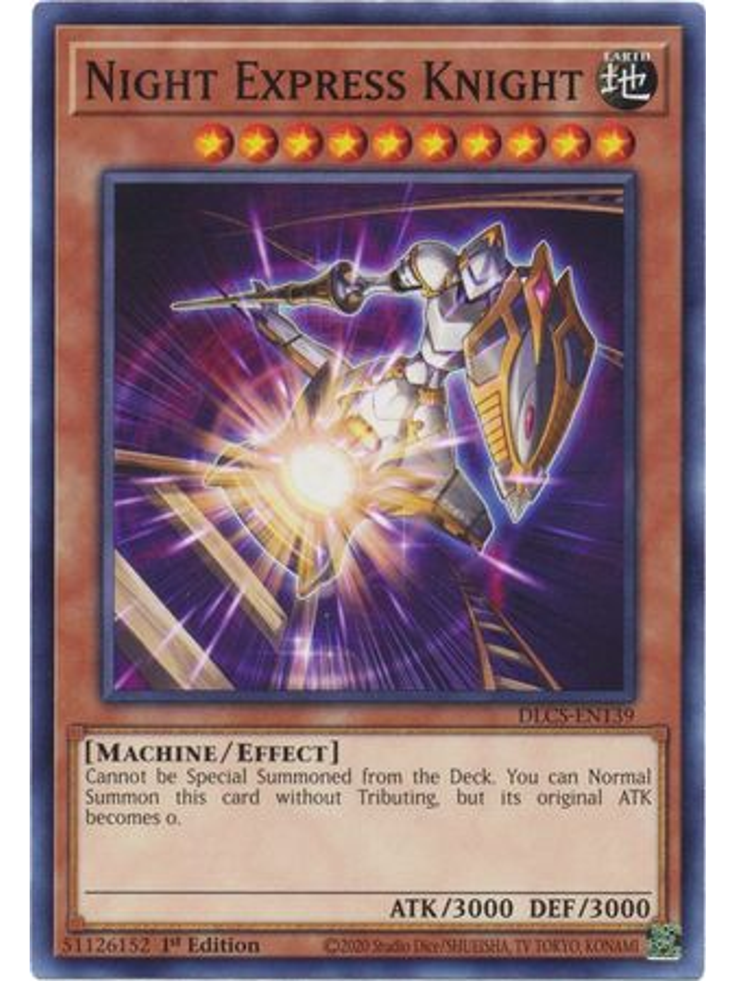 Night Express Knight - DLCS-EN139 - Common 1st Edition 1