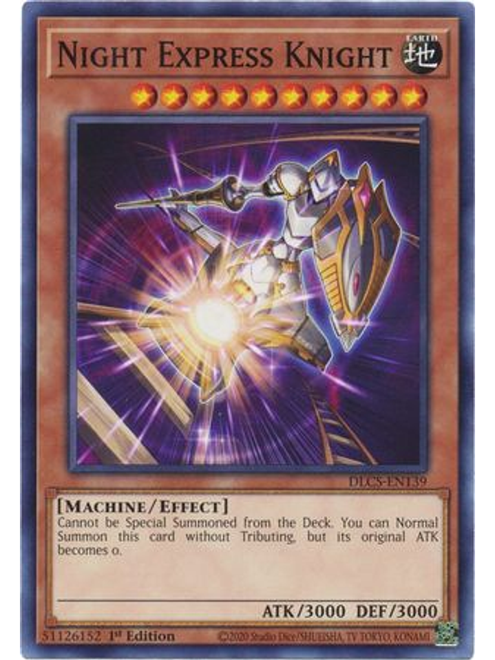 Night Express Knight - DLCS-EN139 - Common 1st Edition 1