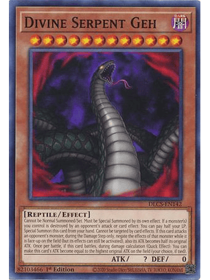 Divine Serpent Geh - DLCS-EN142 - Common 1st Edition